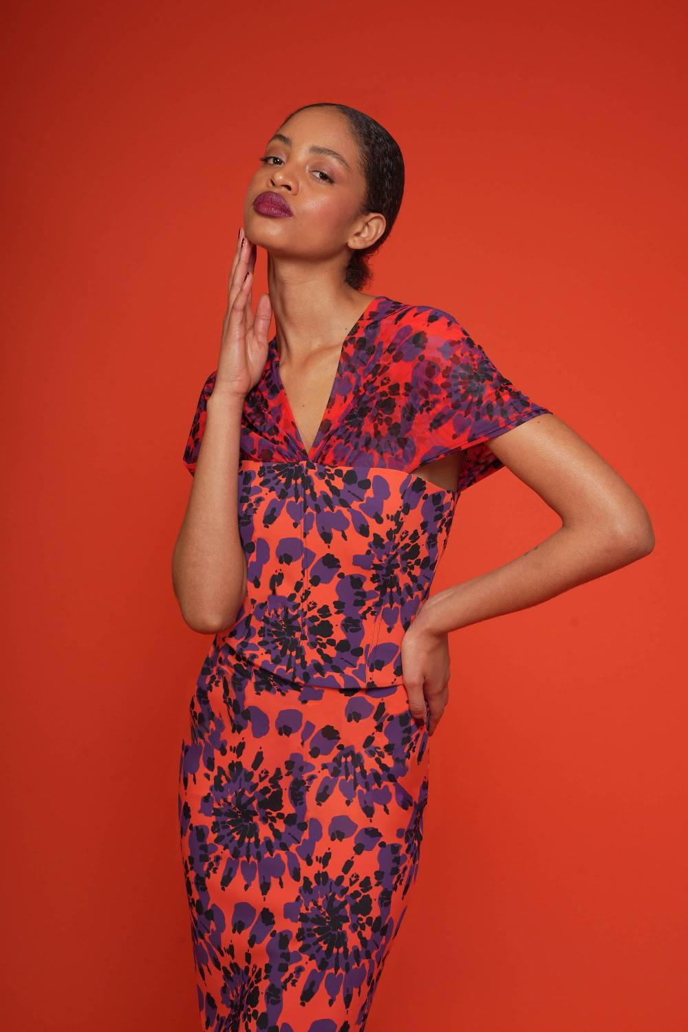 La Petite Robe Di Chiara Boni zanna illusion printed top 2025