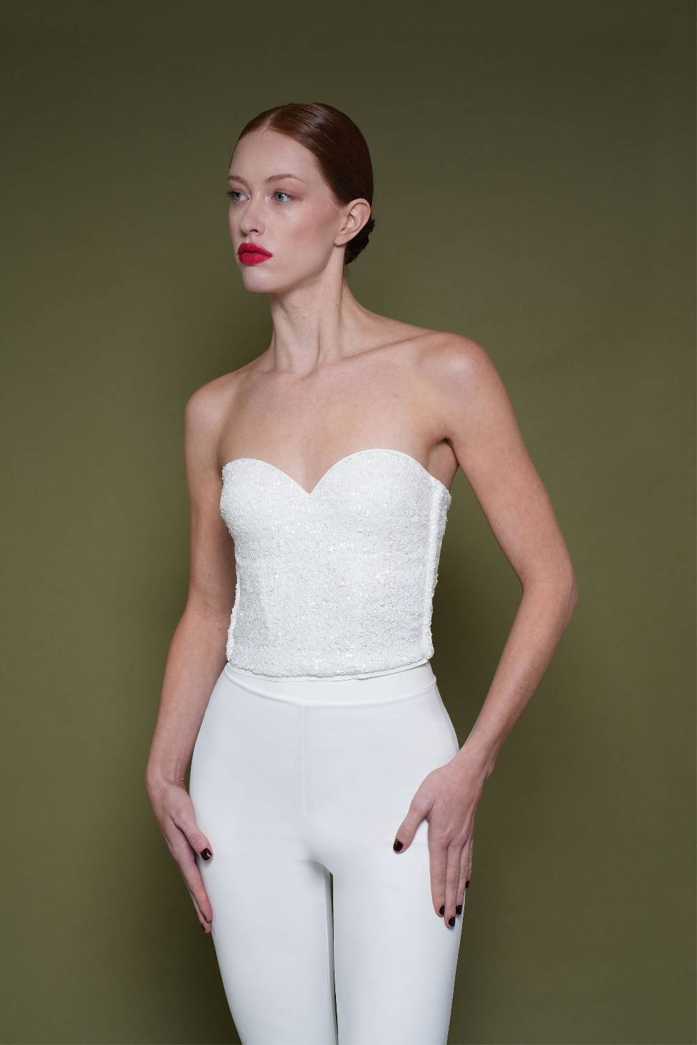 La Petite Robe Di Chiara Boni mutualia sequined top Negozi Online