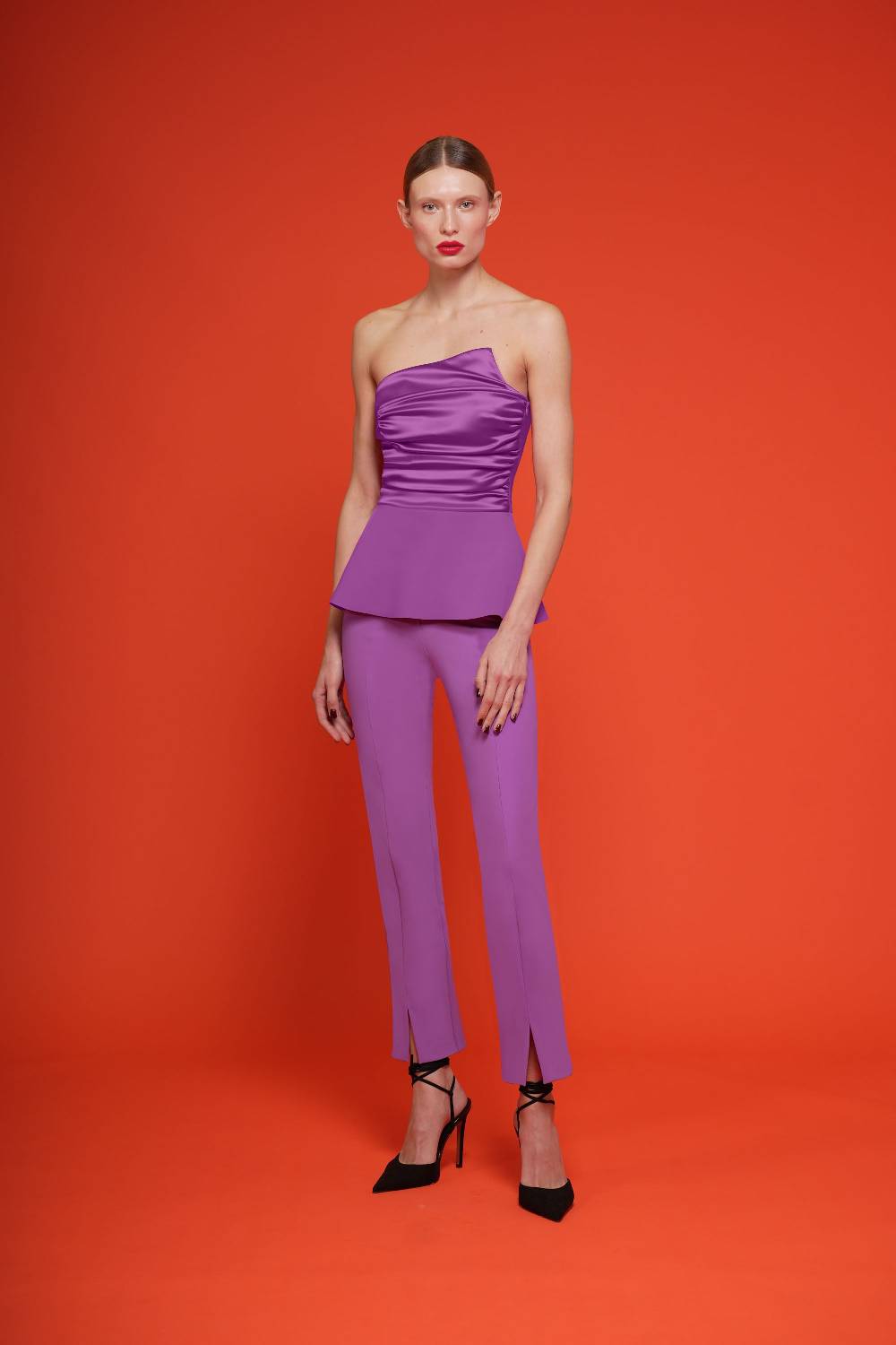 La Petite Robe Di Chiara Boni perma satin top Promozione Limitata