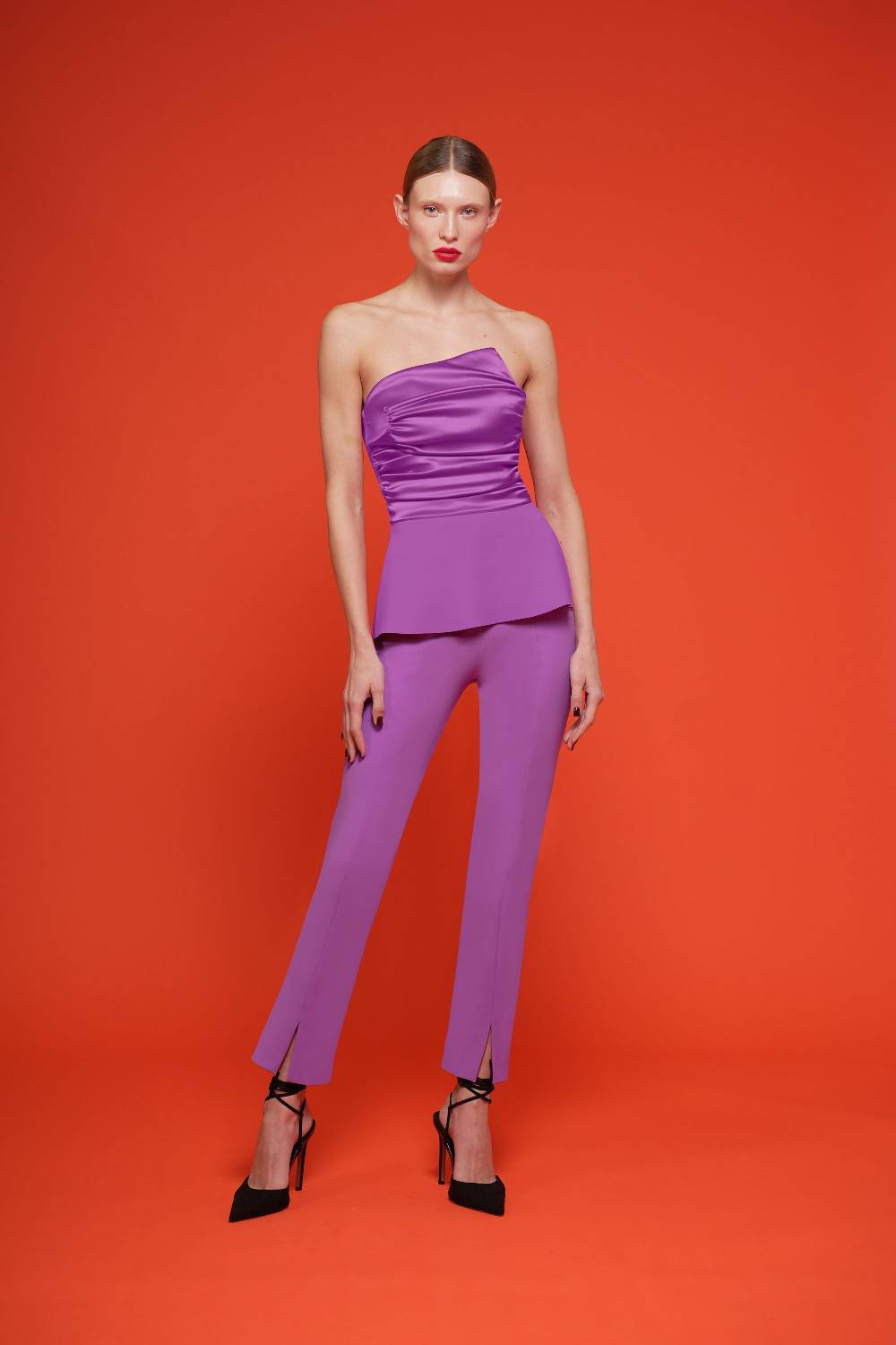 La Petite Robe Di Chiara Boni perma satin top Promozione Limitata