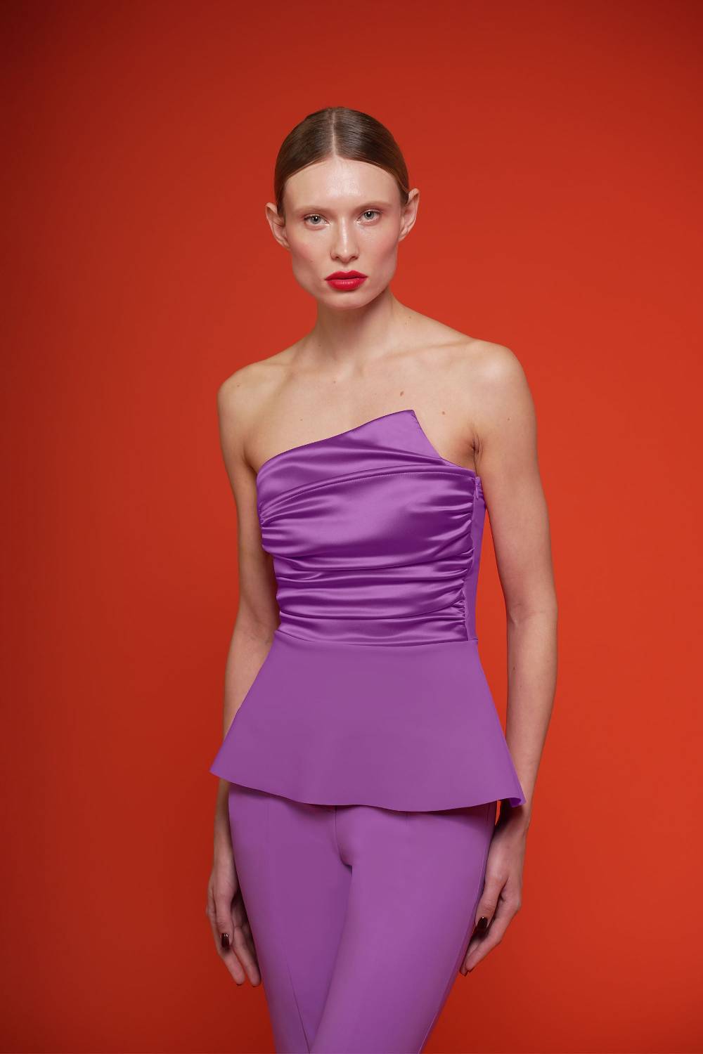 La Petite Robe Di Chiara Boni perma satin top Promozione Limitata