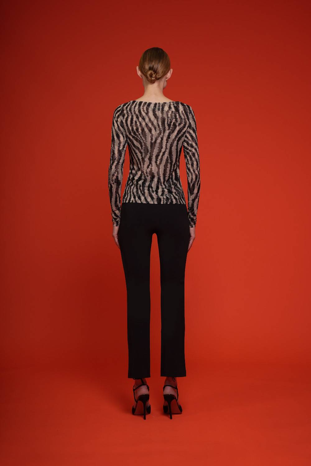 La Petite Robe Di Chiara Boni lupina illusion printed top Shopping Online