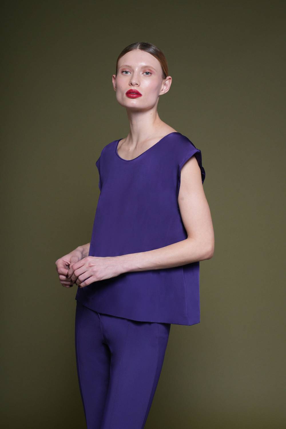 La Petite Robe Di Chiara Boni frilla flowy top Prezzo Ridotto