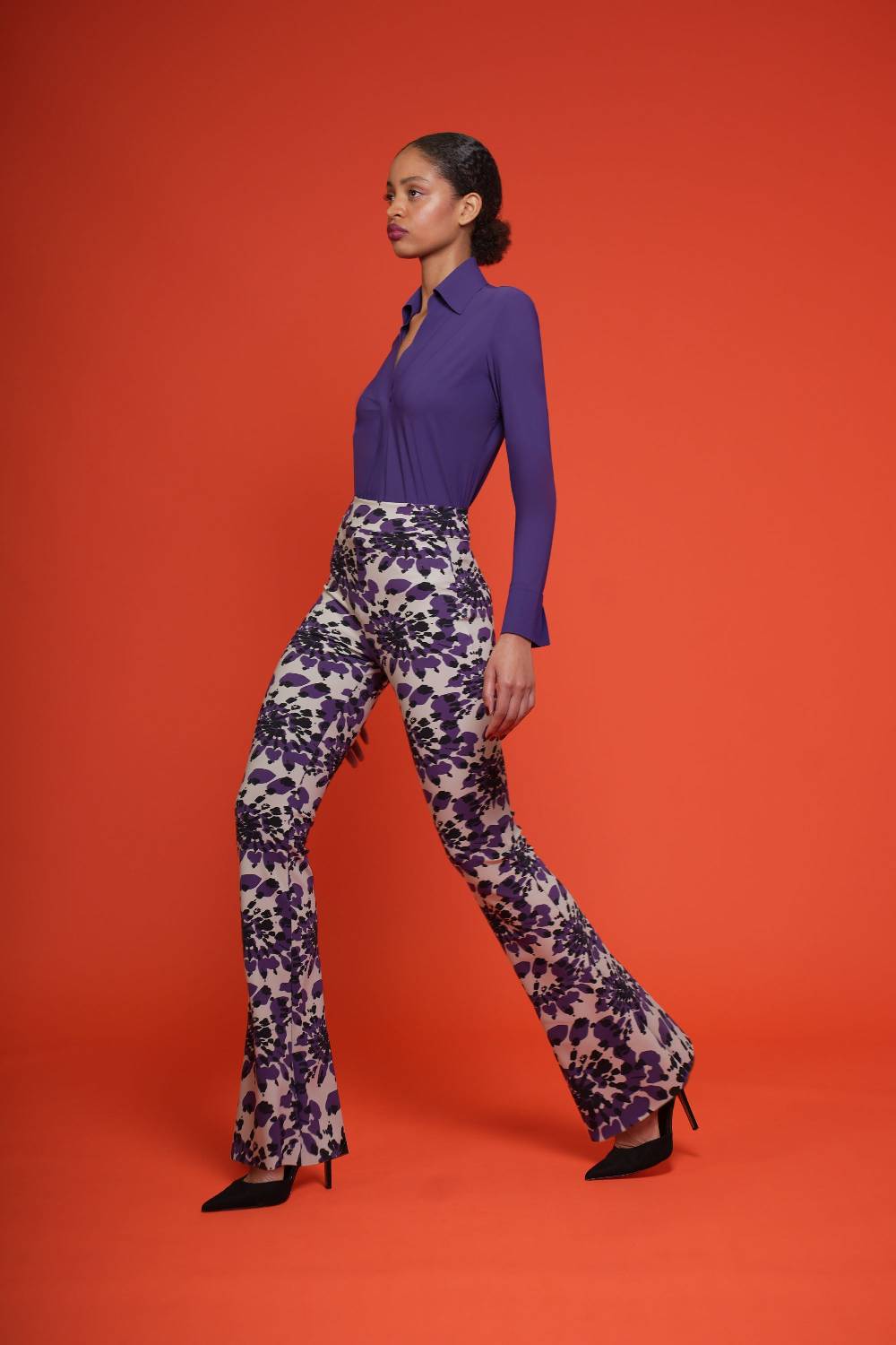 La Petite Robe Di Chiara Boni venusette high waisted printed pants Hotsell