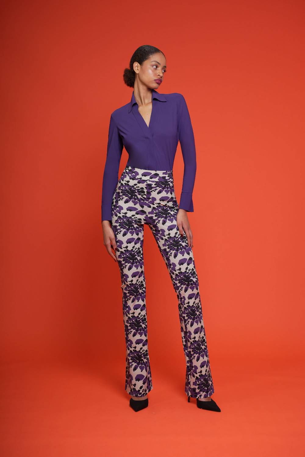 La Petite Robe Di Chiara Boni venusette high waisted printed pants Hotsell
