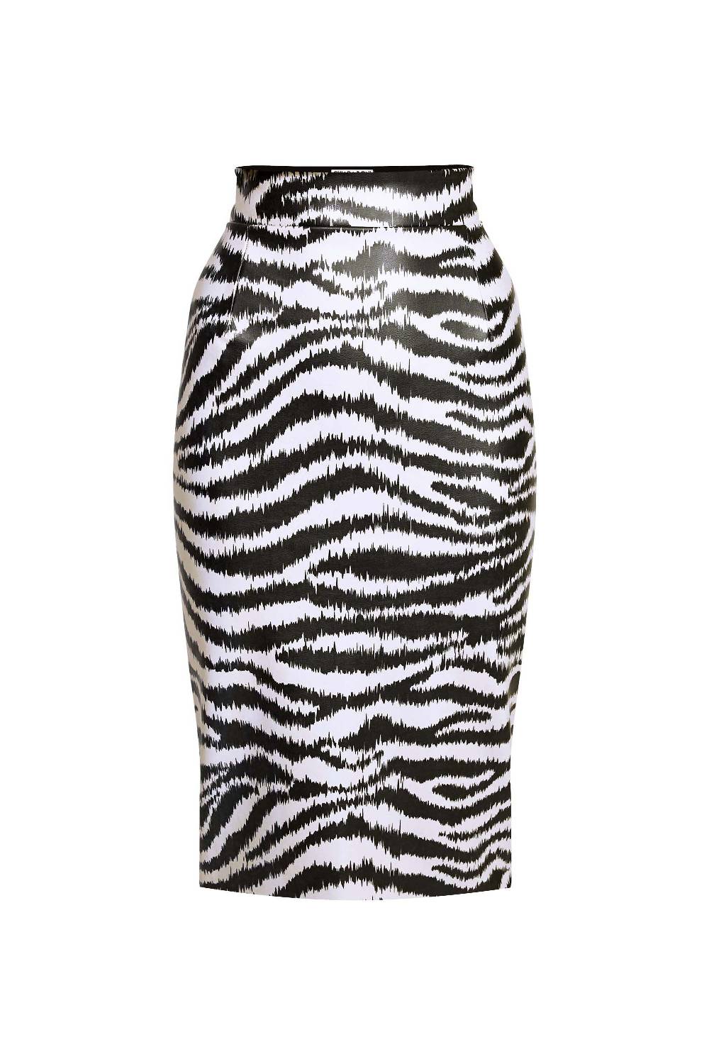 La Petite Robe Di Chiara Boni lumi faux-leather printed skirt Italy