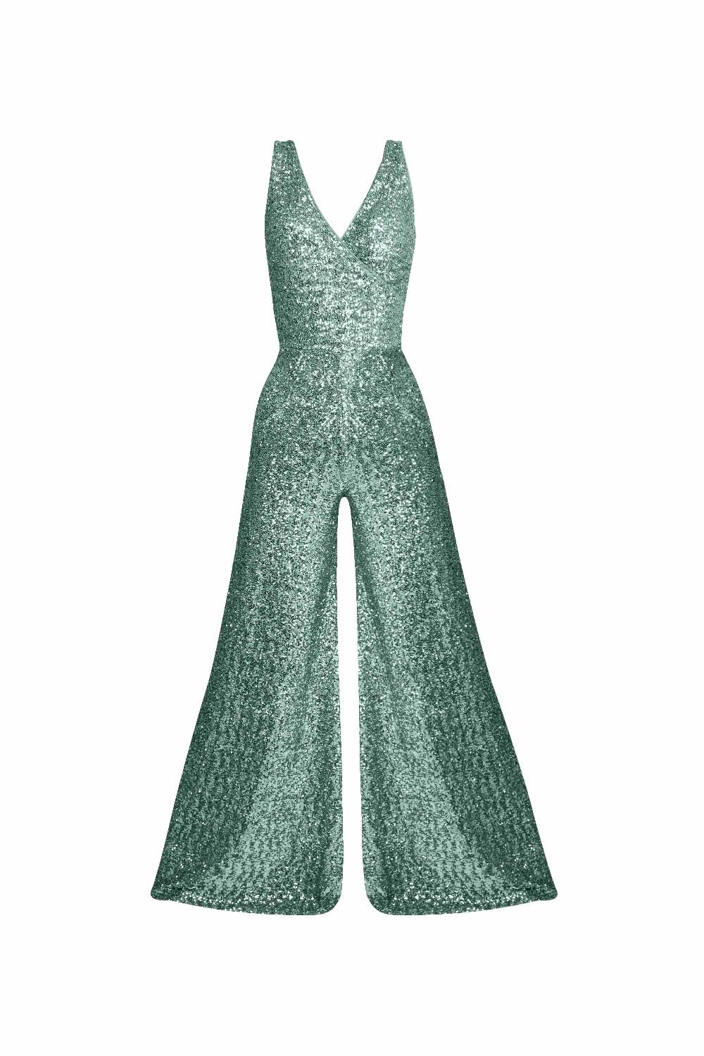 La Petite Robe Di Chiara Boni trifone sequine jumpsuit Pezzi Unici
