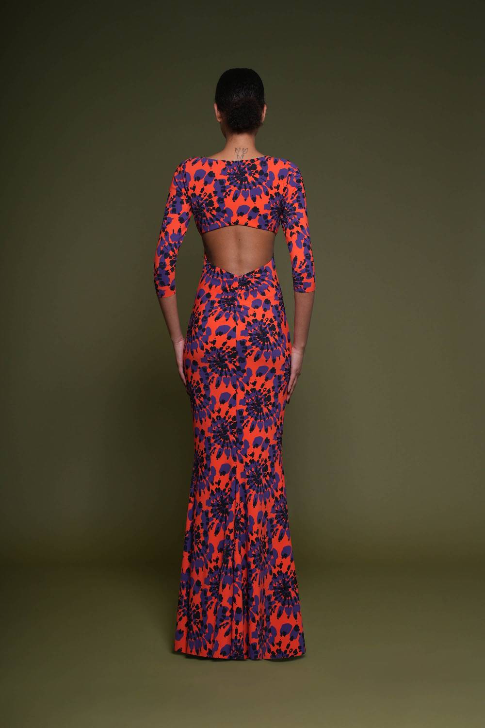 La Petite Robe Di Chiara Boni zubaida printed gown Affare Del Giorno