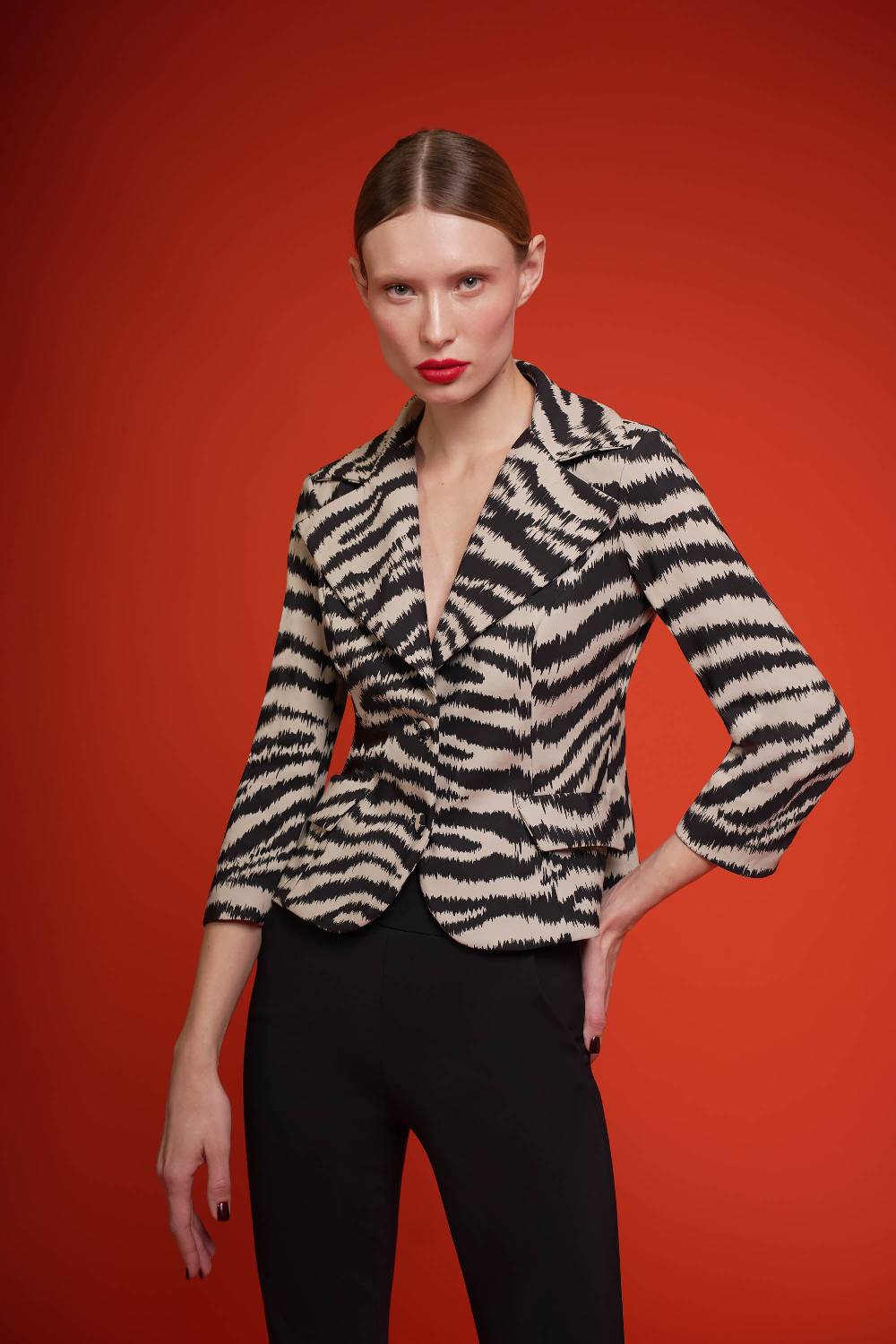 La Petite Robe Di Chiara Boni kimimela printed jacket Vendita Calda