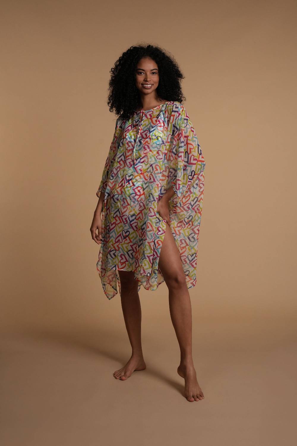 La Petite Robe Di Chiara Boni chiffon-fina printed cover-up Presa