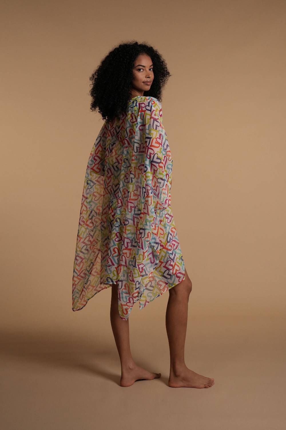 La Petite Robe Di Chiara Boni chiffon-fina printed cover-up Presa