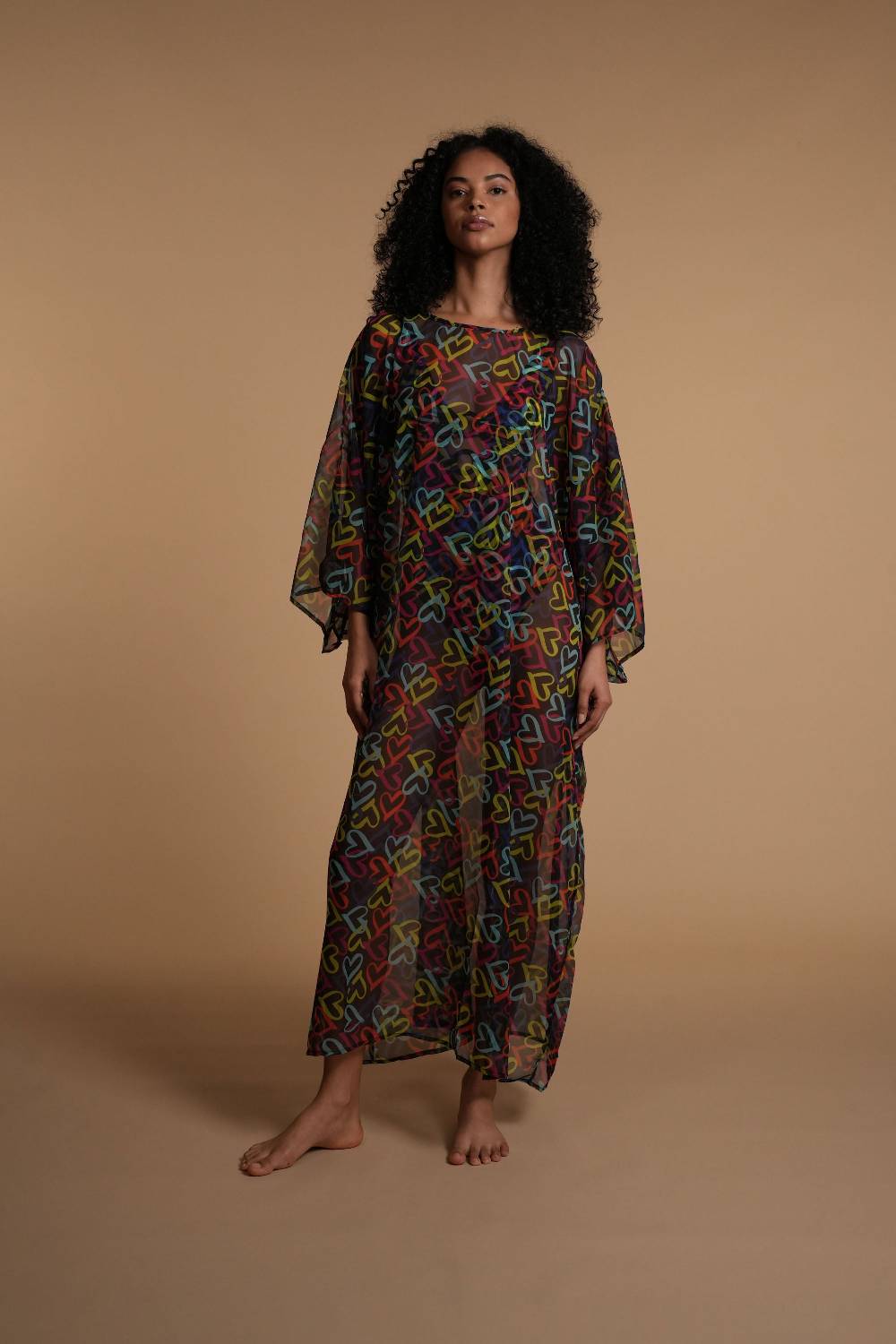La Petite Robe Di Chiara Boni chiffon-mae printed cover-up Offerta