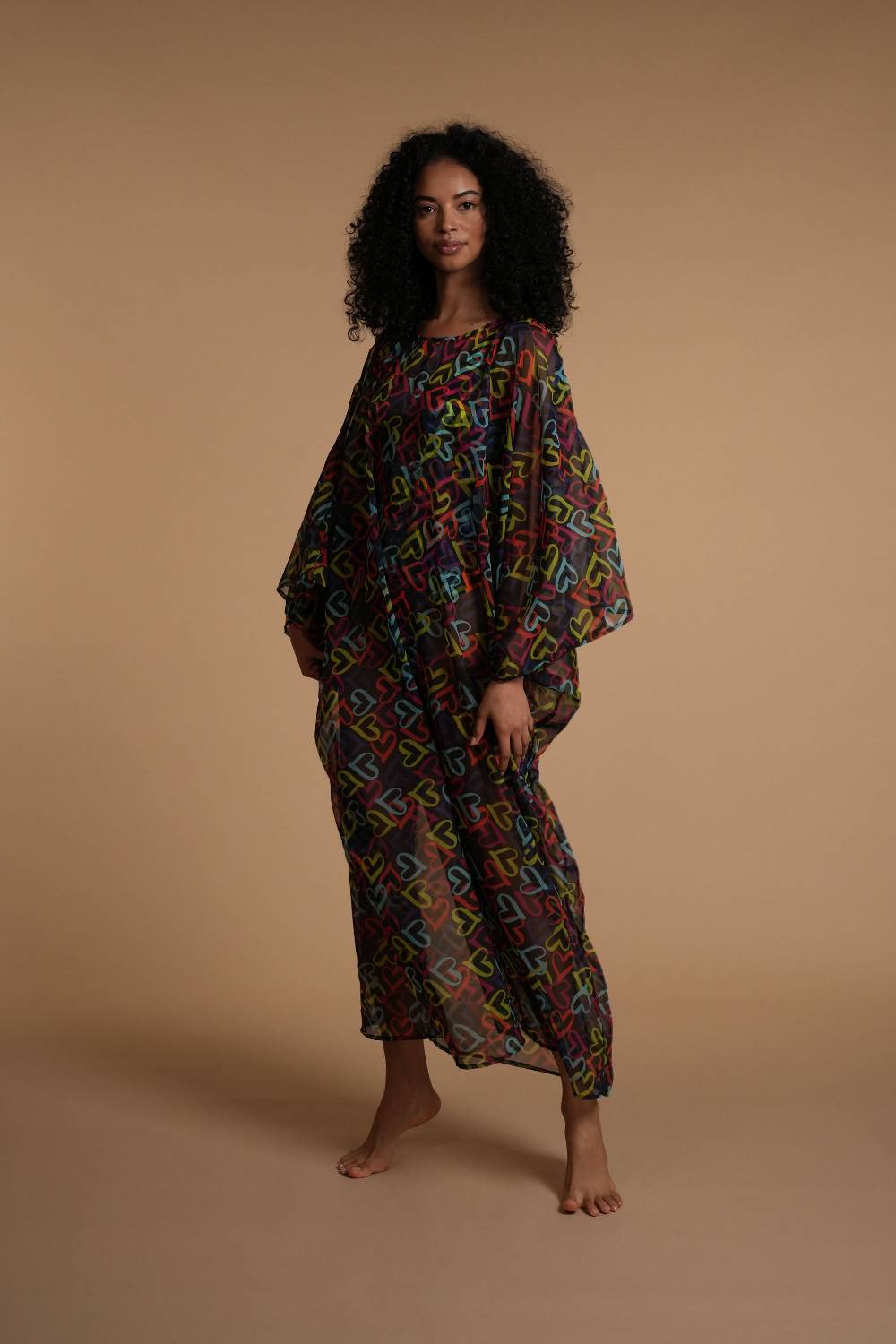 La Petite Robe Di Chiara Boni chiffon-mae printed cover-up Offerta