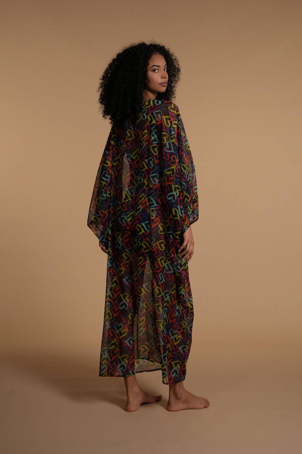 La Petite Robe Di Chiara Boni chiffon-mae printed cover-up Offerta