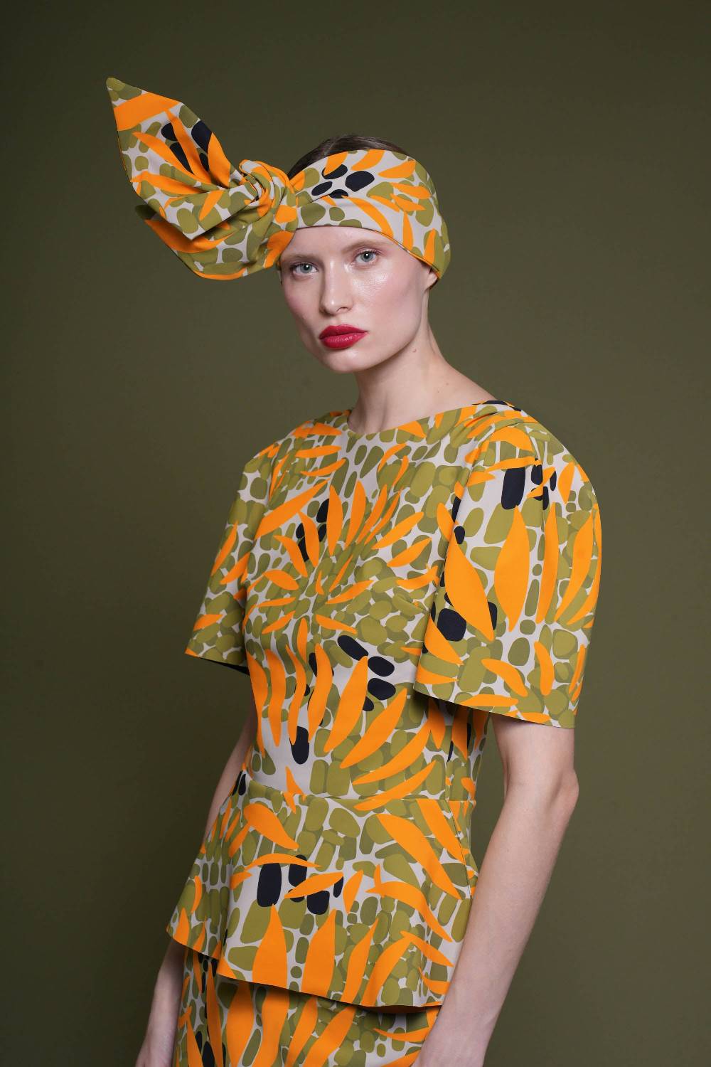La Petite Robe Di Chiara Boni printed turban Saldi