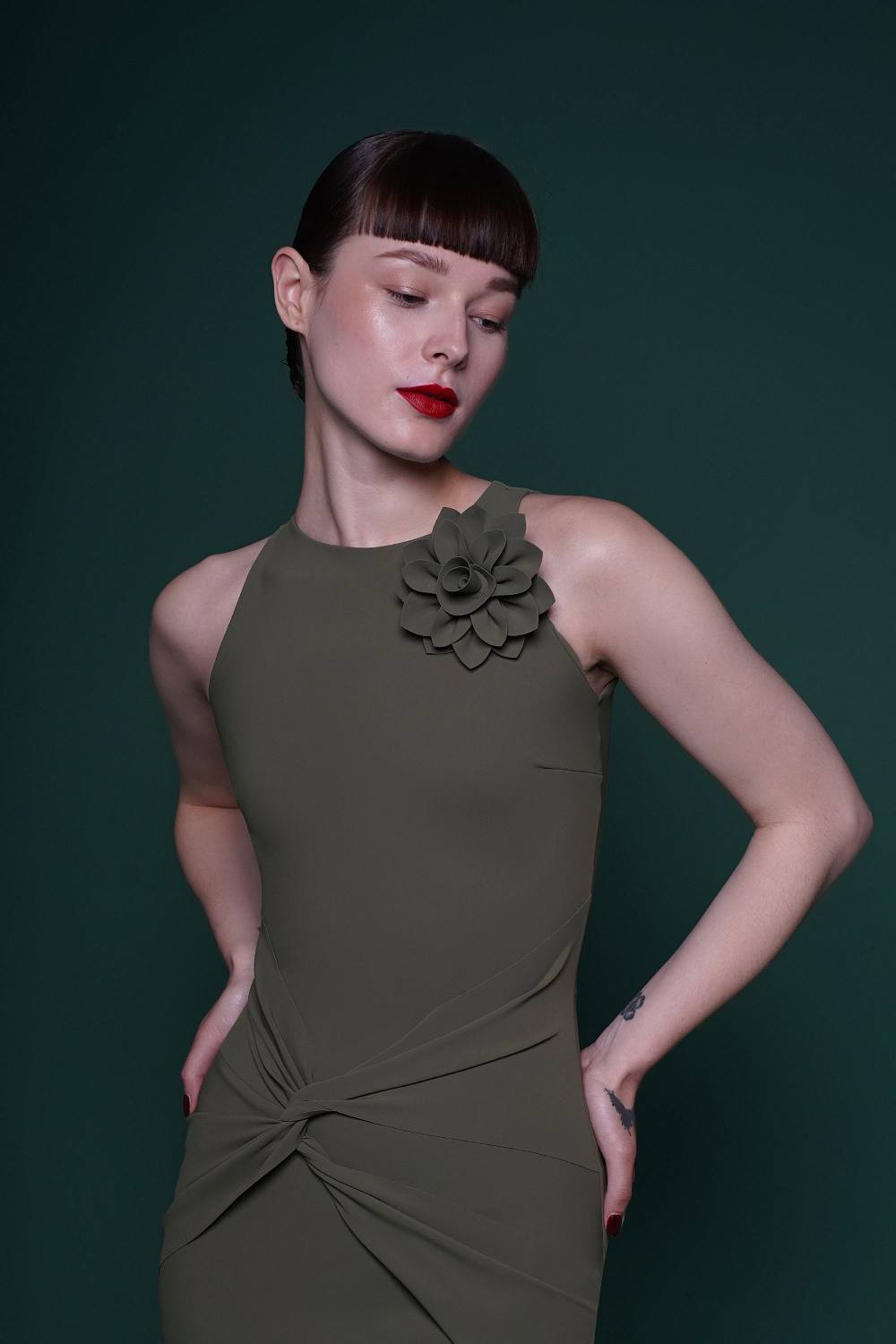 La Petite Robe Di Chiara Boni flower brooch Qualità Garantita