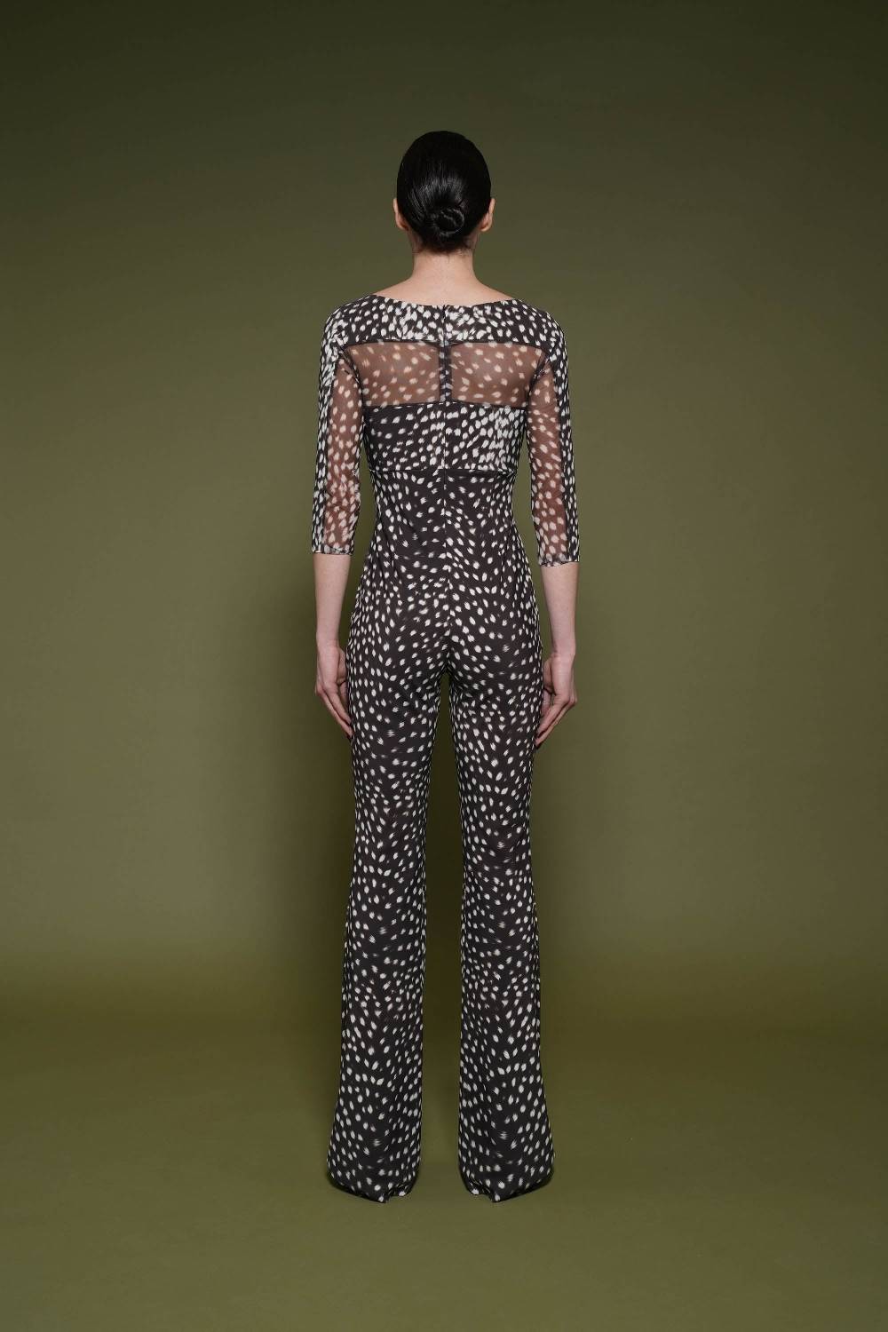 La Petite Robe Di Chiara Boni thany illusion printed jumpsuit Sottocosto