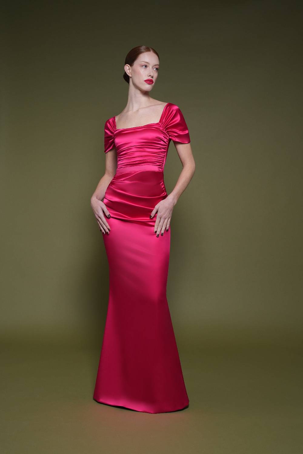 La Petite Robe Di Chiara Boni yudali satin gown Sconto