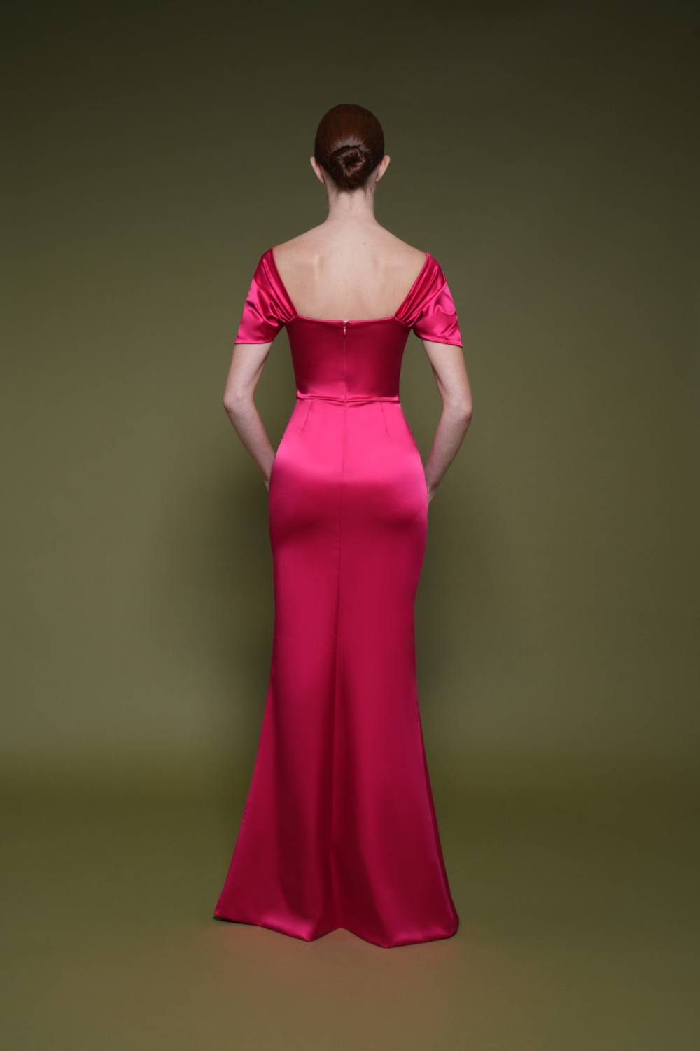 La Petite Robe Di Chiara Boni yudali satin gown Sconto