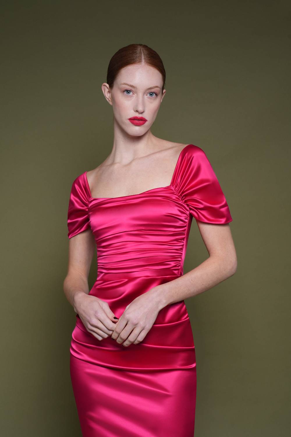 La Petite Robe Di Chiara Boni yudali satin gown Sconto