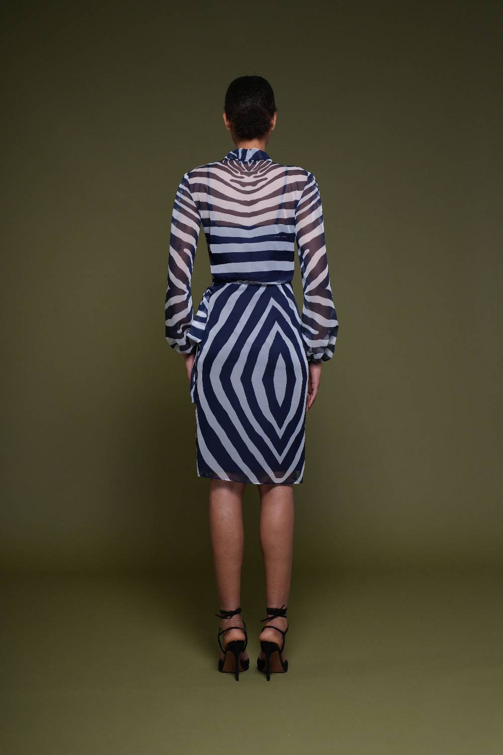 La Petite Robe Di Chiara Boni crizi printed chiffon dress Consegna Veloce