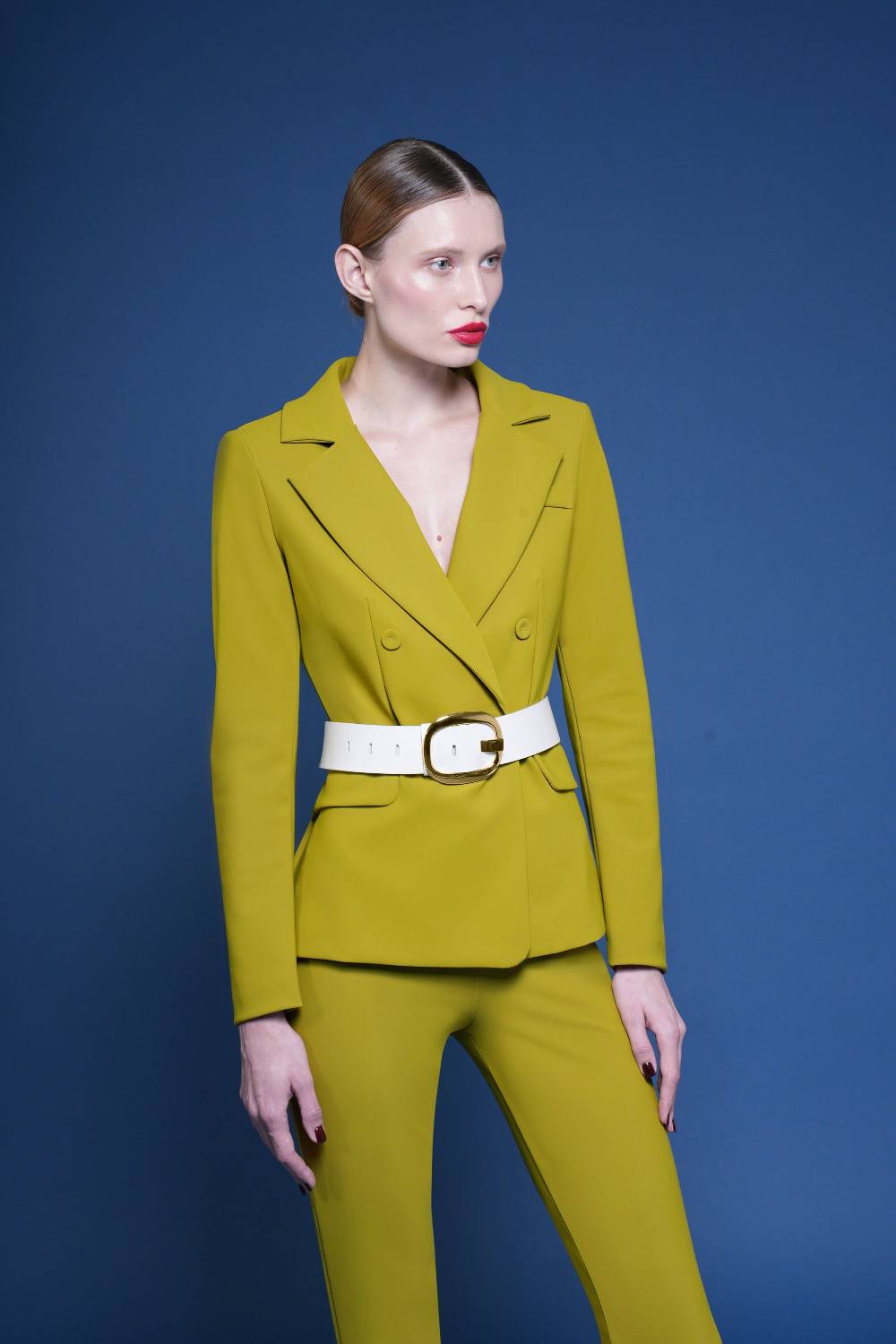 La Petite Robe Di Chiara Boni leather belt with metallic buckle Outlet