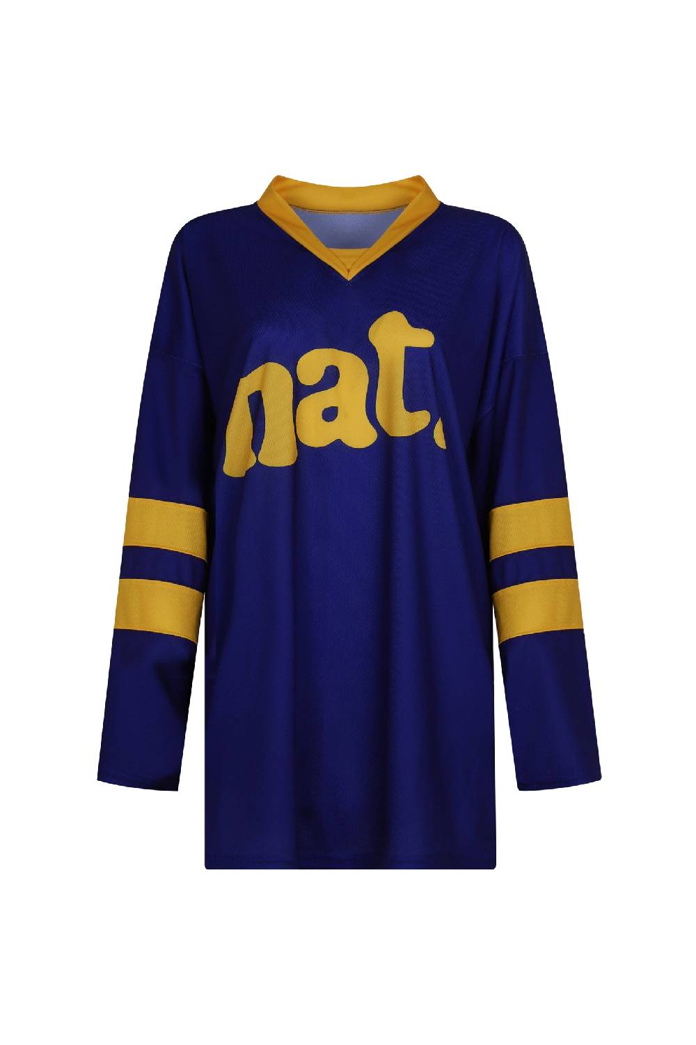 Not After Ten 555 HOCKEY TEE BLUE ROYAL Prezzo Ridotto