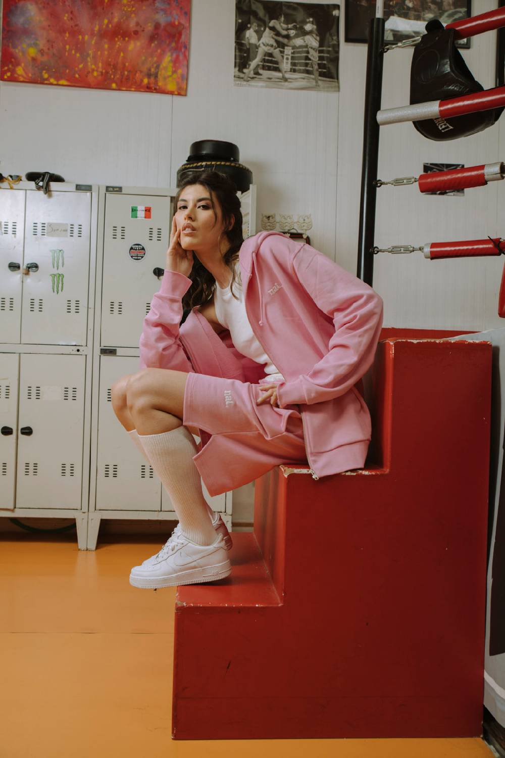 Not After Ten BASKET BOXER PINK BUBBLE Presa