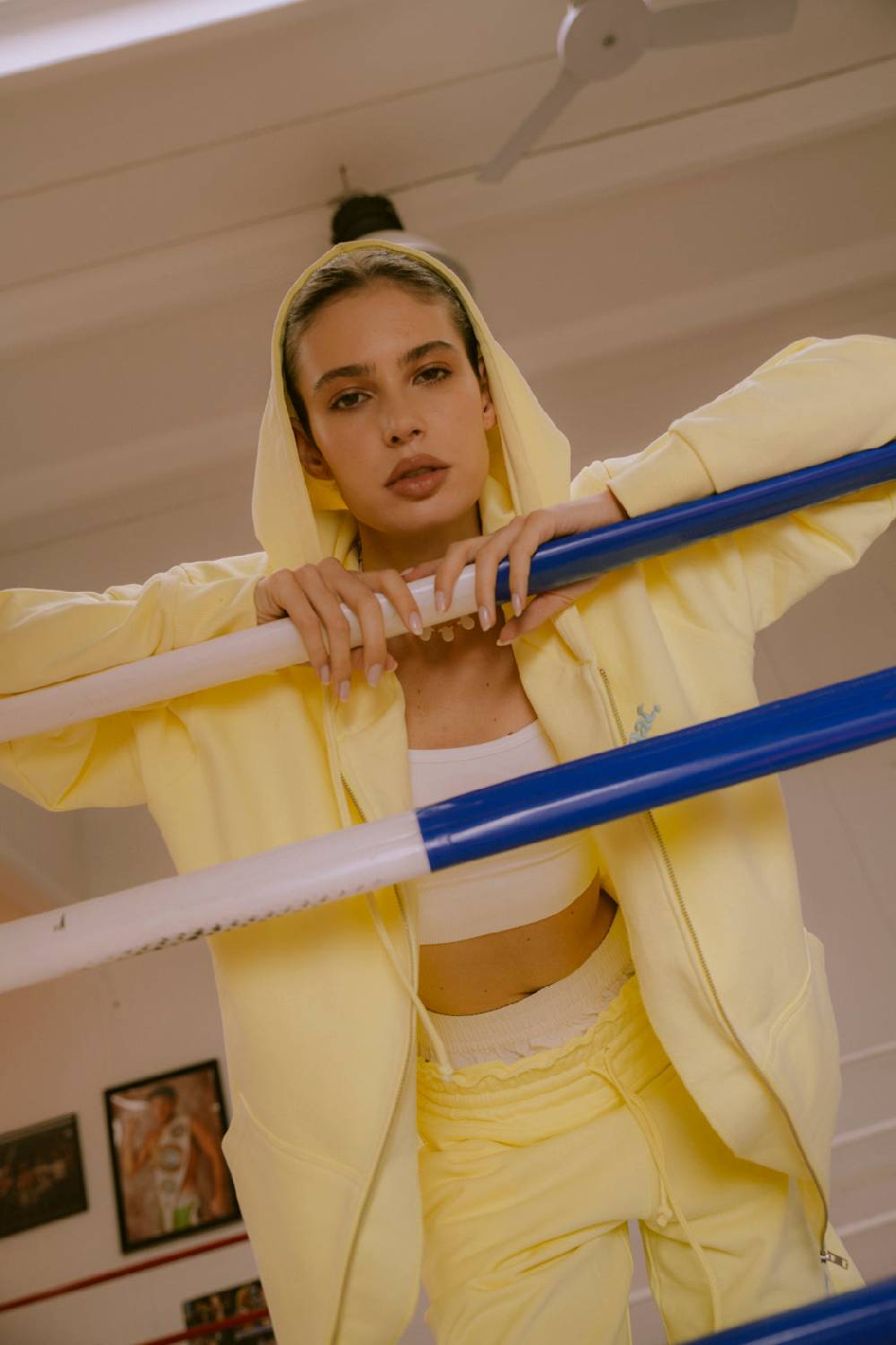 Not After Ten HOODIE ZIP NAT SS PASTEL YELLOW Online