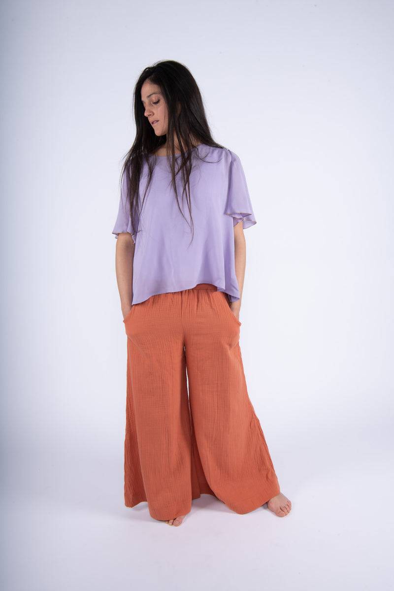 Olive E Miele BLOUSA DORA LILAC Spedizione Gratuita