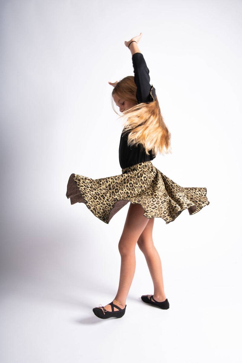 Olive E Miele GONNA BERTINA LEO LUREX In Saldo