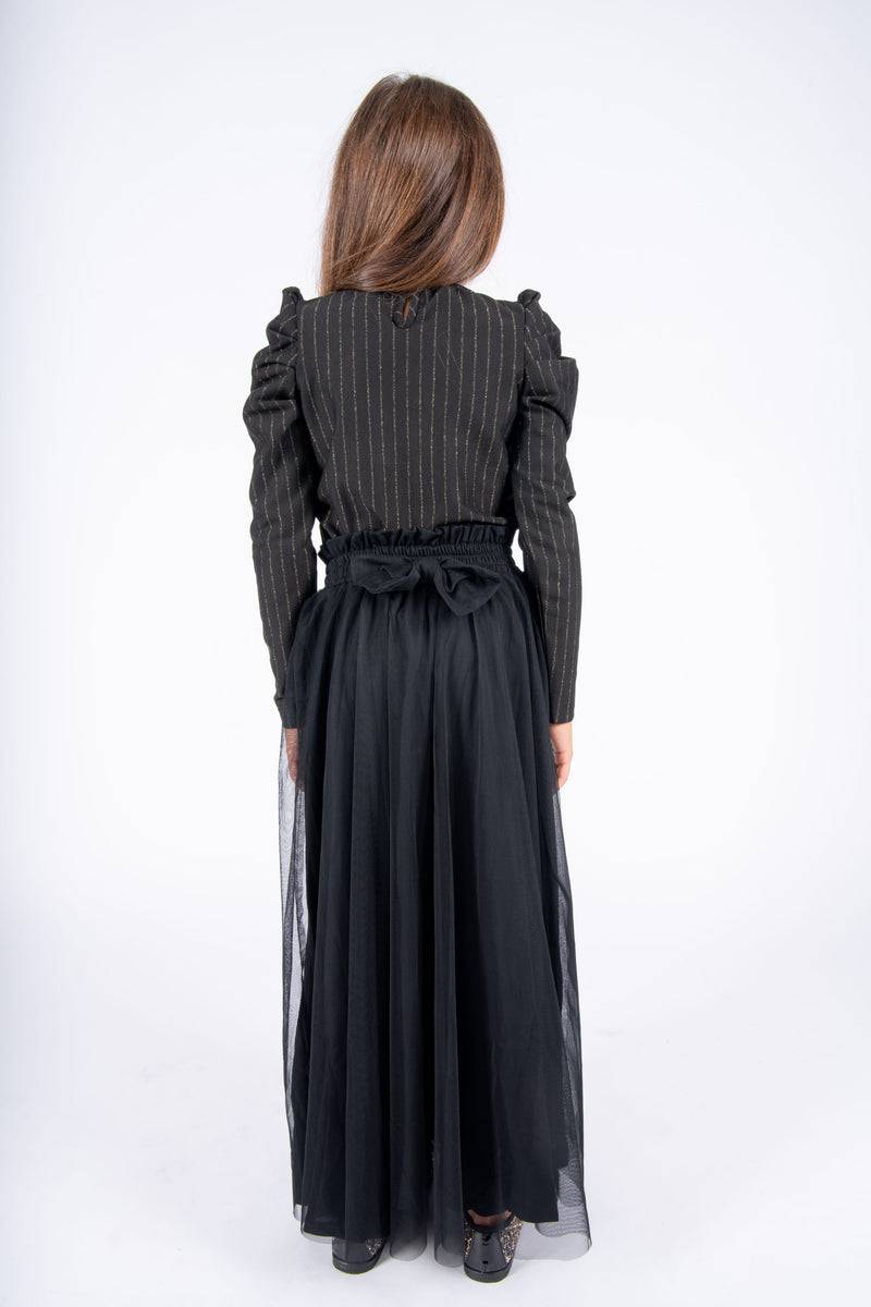 Olive E Miele GONNA LIZZIE TULLE NERO Offerte
