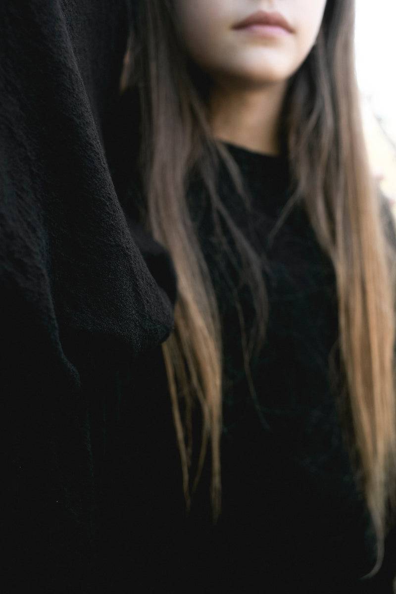 Olive E Miele MAGLIA AVALON NERO WOOL Negozi Online