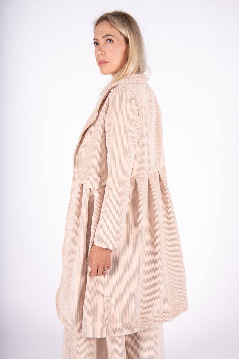 Olive E Miele CAPPOTTO NANCY VELLUTO CIPRIA Sottocosto
