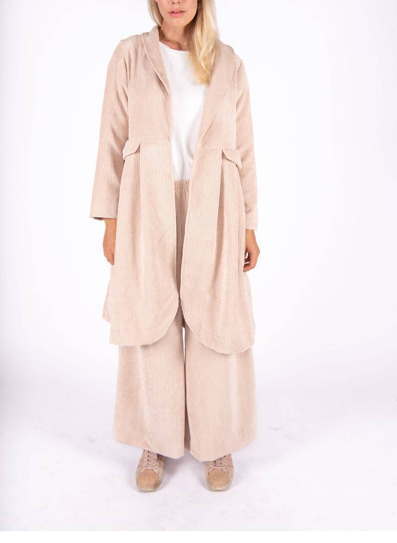 Olive E Miele CAPPOTTO NANCY VELLUTO CIPRIA Sottocosto