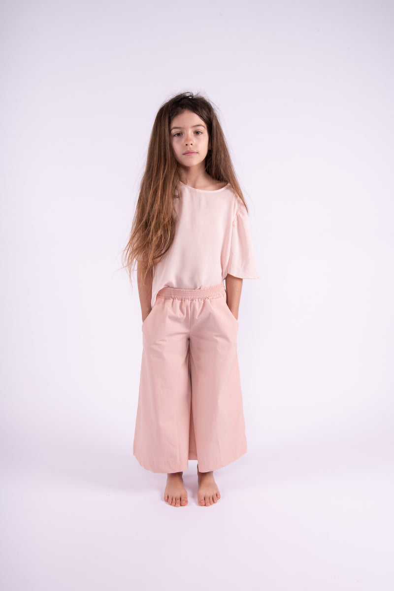 Olive E Miele PANTALONE MOLLIE POPELINE BLUSH Hotsell