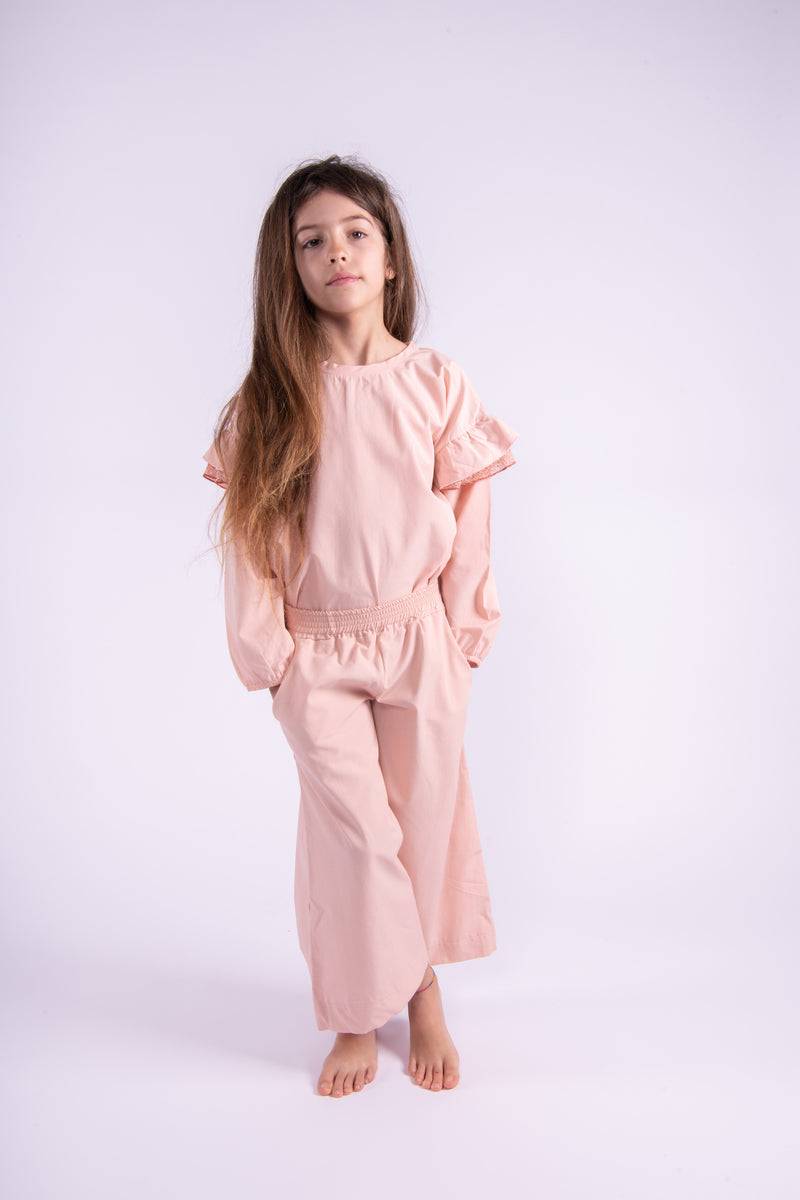 Olive E Miele PANTALONE MOLLIE POPELINE BLUSH Hotsell