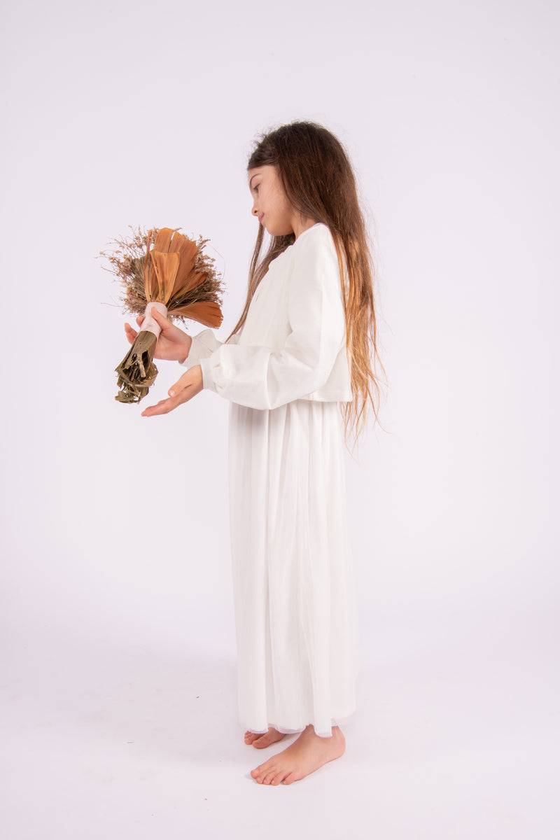 Olive E Miele CARDIGAN WILMA WHITE Vendite Flash