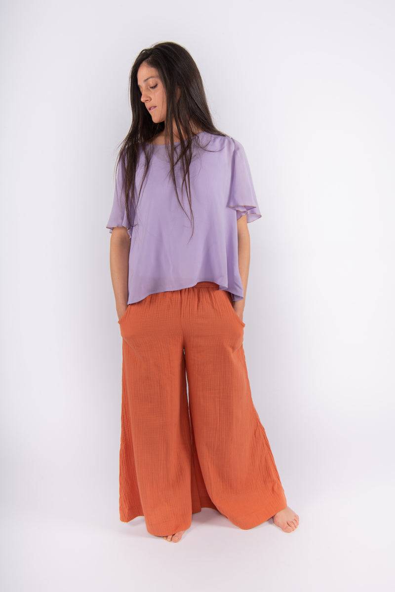Olive E Miele PANTALONE MOLLIE ARGILLA Italia