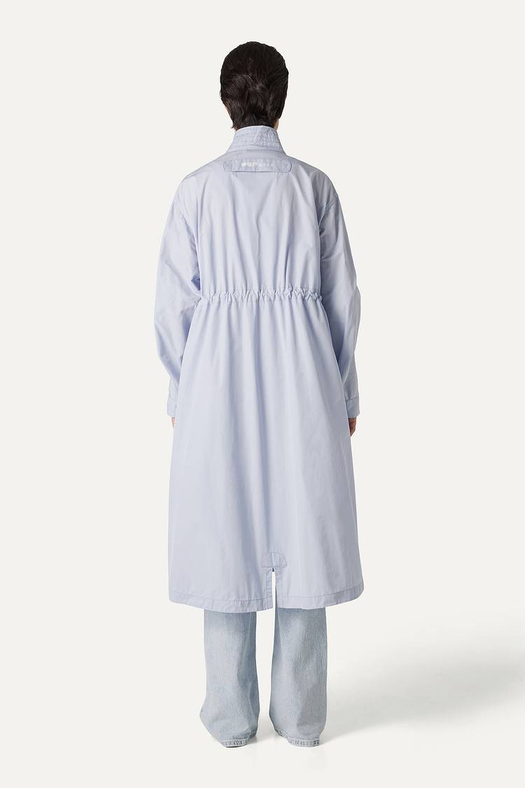 Oof Wear PARKA LUNGO OVER IN NYLON MEMORY 9211 - GHIACCIO Presa