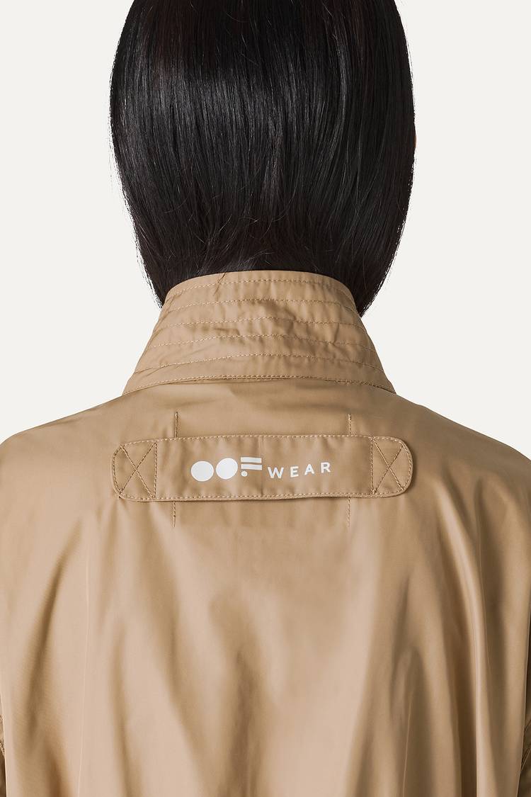 Oof Wear PARKA LUNGO OVER IN NYLON MEMORY 9211 - BEIGE Online