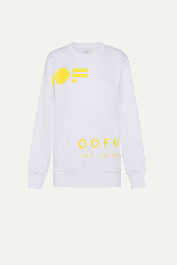 Oof Wear FELPA IN COTONE CON LOGO 4065 - BIANCO I Più Venduti