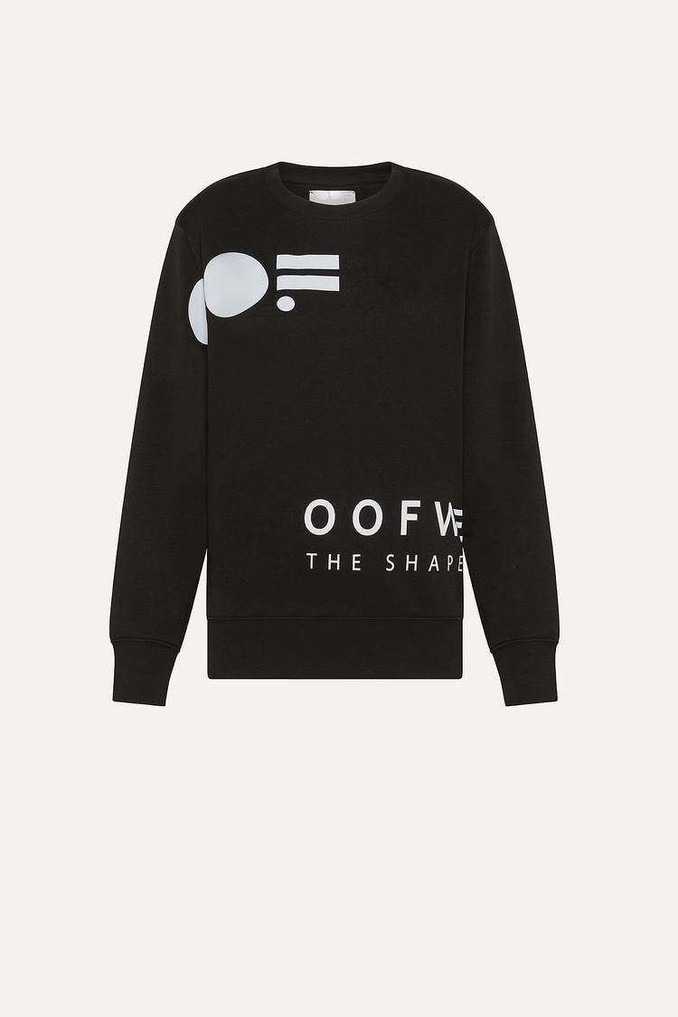 Oof Wear FELPA IN COTONE CON LOGO 4065 - NERO In Saldo