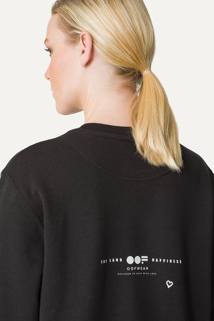 Oof Wear FELPA IN COTONE CON LOGO 4065 - NERO In Saldo