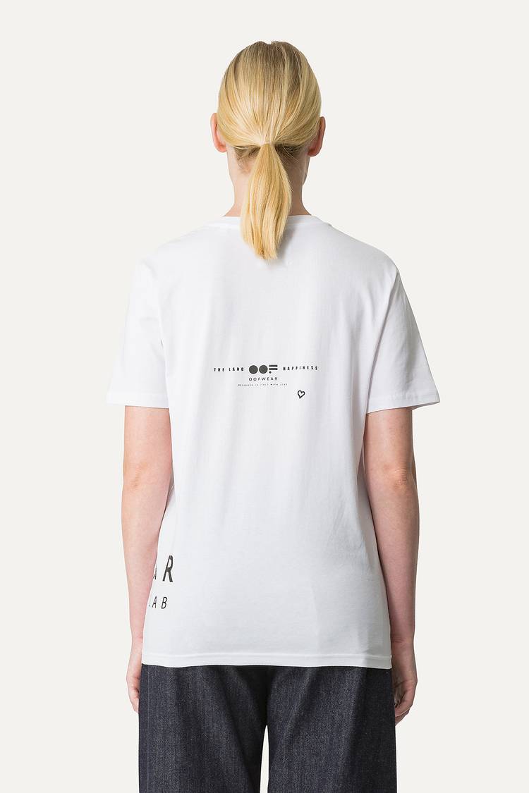 Oof Wear T-SHIRT IN COTONE CON LOGO - BIANCO Nuova