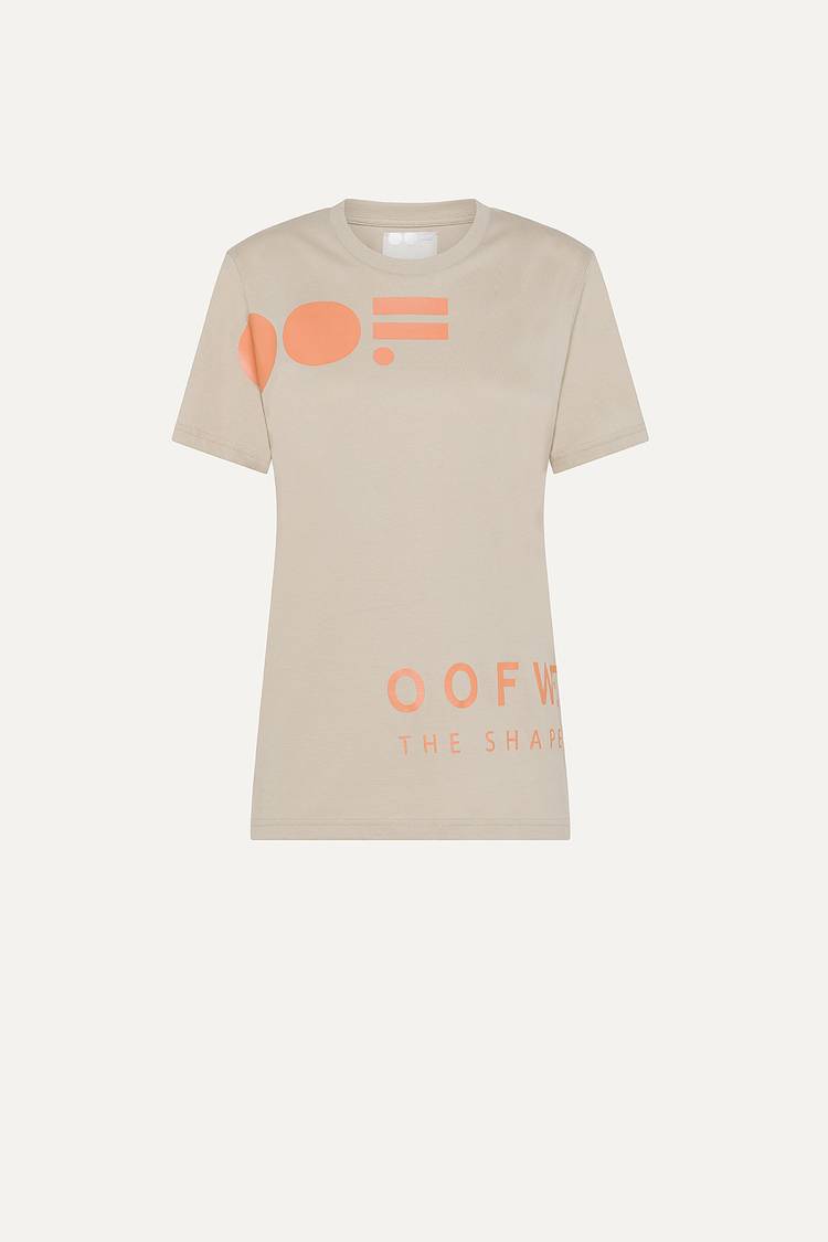 Oof Wear T-SHIRT IN COTONE CON LOGO - SABBIA Moda