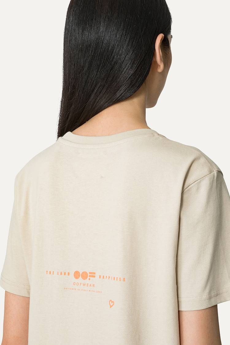 Oof Wear T-SHIRT IN COTONE CON LOGO - SABBIA Moda