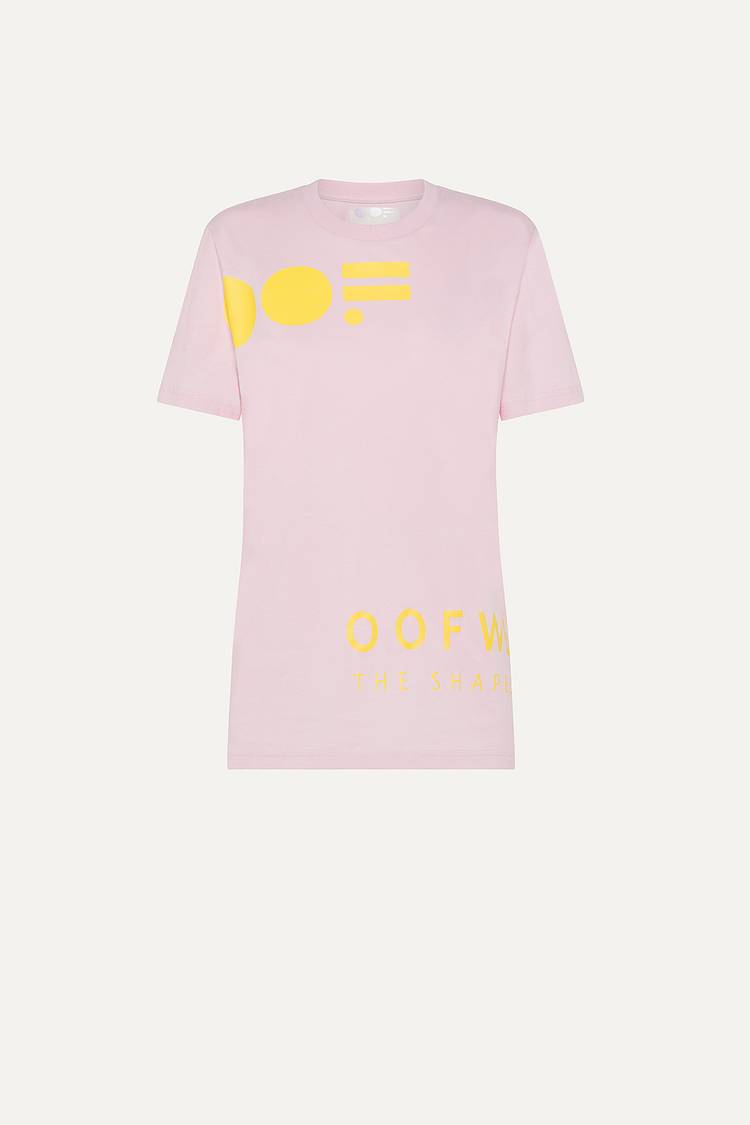 Oof Wear T-SHIRT IN COTONE CON LOGO - CANDY 2025