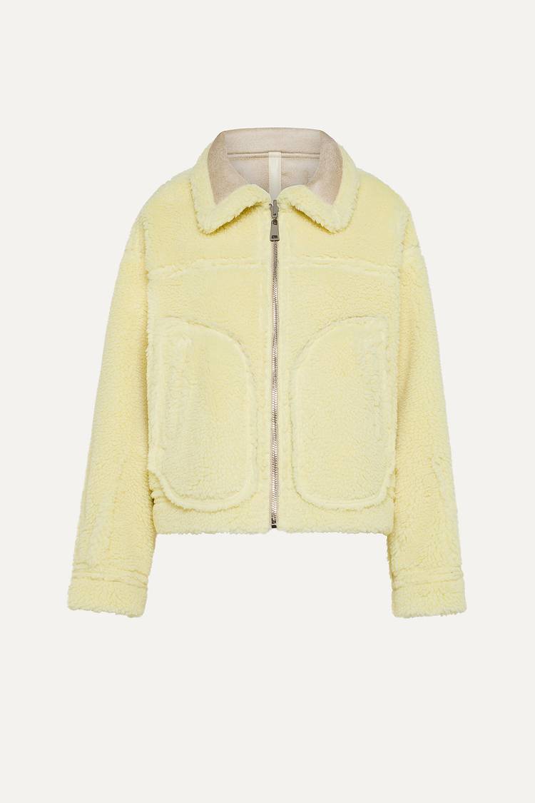 Oof Wear GIACCA CORTA REVERSIBILE 9262 IN ECO-MONTONE - GREGGIO/BANANA Qualità