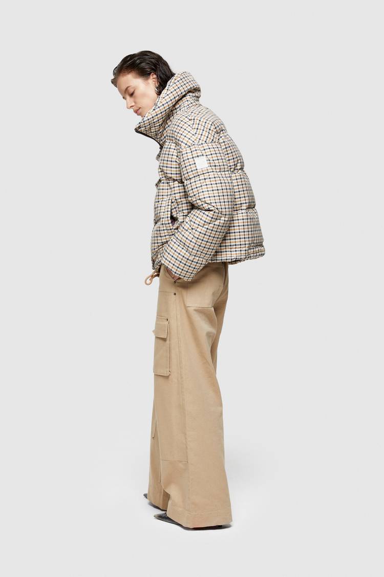 Oof Wear GIACCA CORTA 9235 IN NYLON MEMORY - CAMMELLO/MARRONE Consegna Veloce